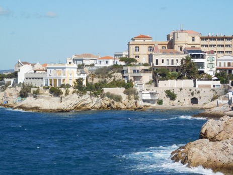 A drive along the coastal road offered many beautiful views of Marseille.