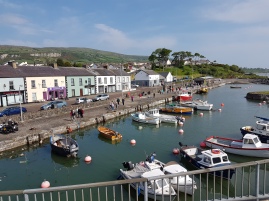 A rest-stop at Carnlough marina.