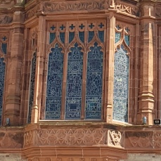 Detail on the Guild Hall.